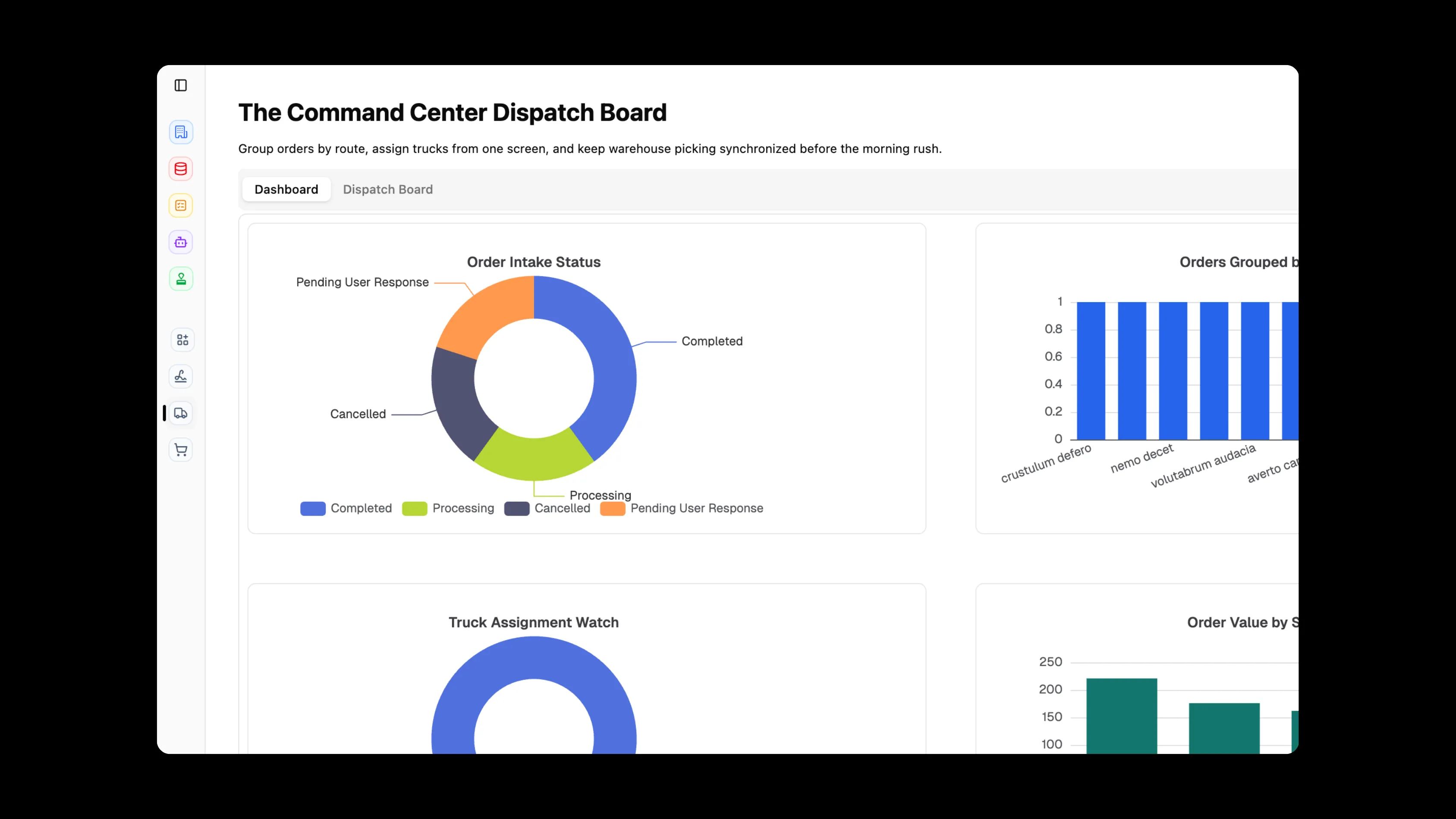 Purpose-built tenant app running in a Norbital workspace